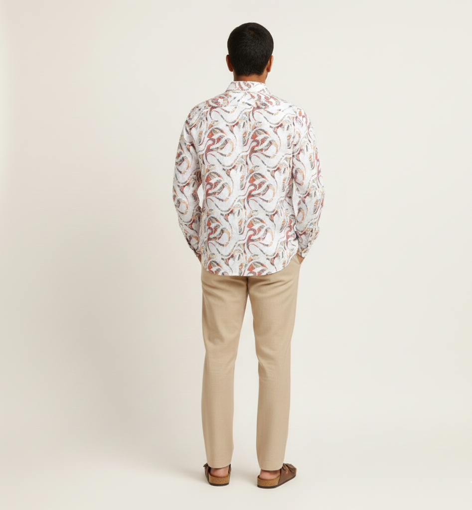 Estate Print Linen Shirt