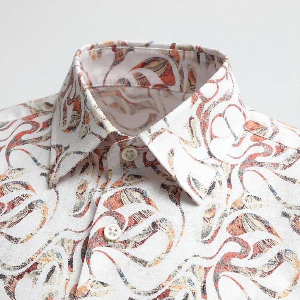 Estate Print Linen Shirt